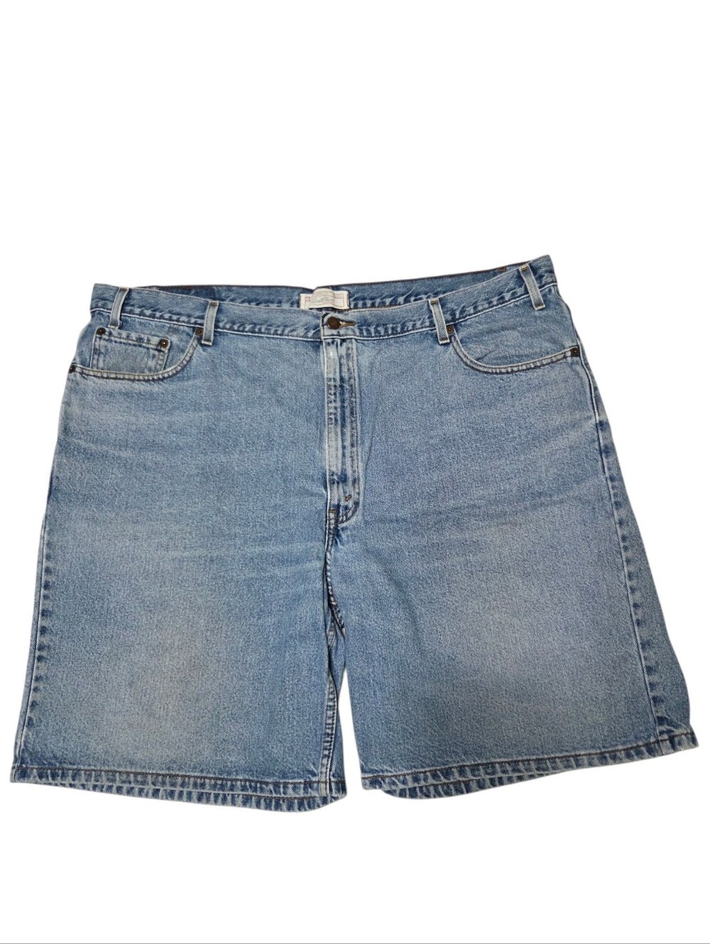 Mens Levi Strauss Relaxed Fit 100% Cotton Medium Wash Jean Shorts Sz 46